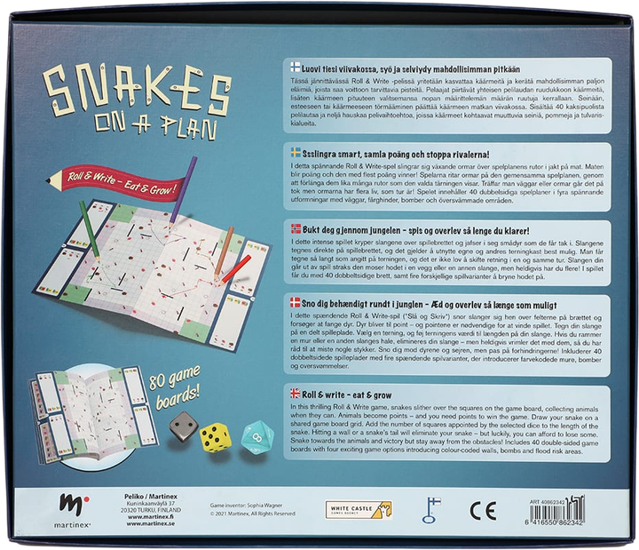 Настільна гра Peliko Snakes On A Plan (6416550862342) - зображення 4