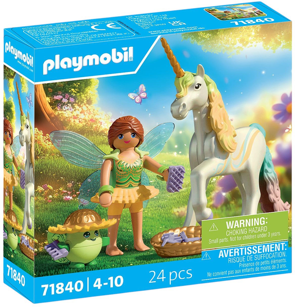 Ігровий набір Playmobil Колекційний єдиноріг: Rainbow Flower з феєю (71840) (4008789718402) - зображення 1