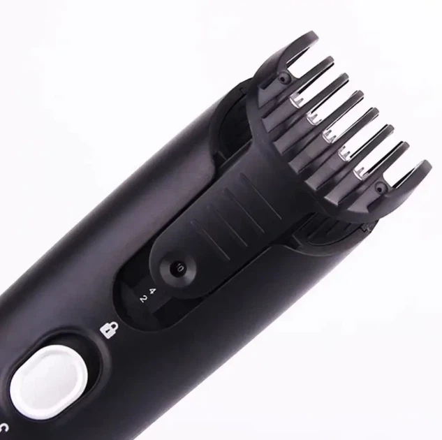 Машинка для стрижки волос Vgr V015 беспроводная пять V с USB зарядкой триммер аккумуляторный черного цвета - изображение 3