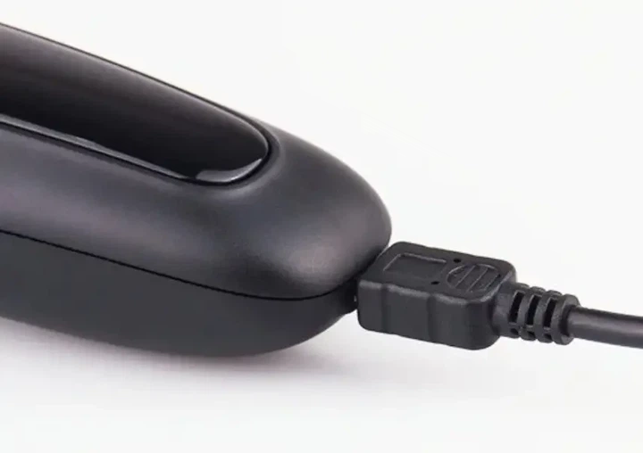Машинка для стрижки волос Vgr V015 беспроводная пять V с USB зарядкой триммер аккумуляторный черного цвета - изображение 7