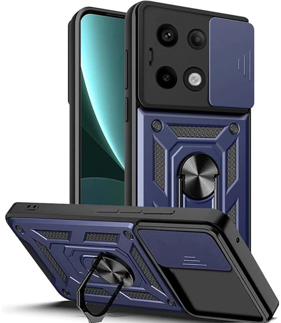 Чехол для смартфона BeCover Military для Xiaomi Redmi Note 14S Blue (BC_713547) - Фото 2 Чехол для смартфона BeCover Military для Xiaomi Redmi Note 14S Blue (BC_713547) - изображение 2