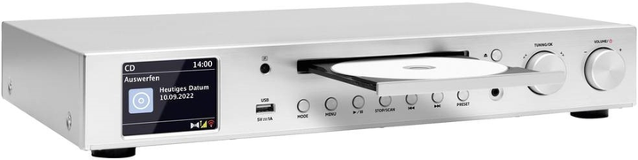 Odbiornik radiowy TechniSat Digitradio 143 CD DAB+ Silver (0001/3989) - obraz 8