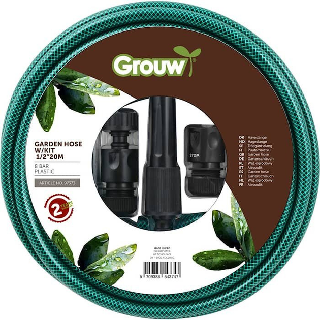 Шланг садовий Grouw HAVESLANGE 1/2'' 20 м (97373) - зображення 3