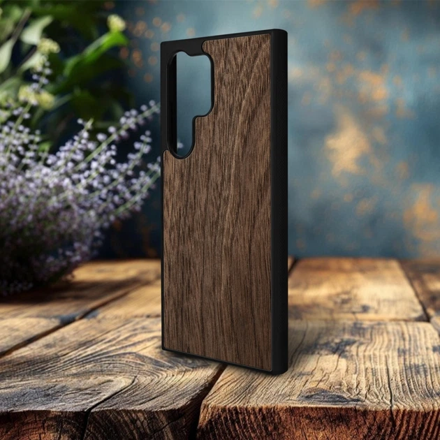 Накладка SkinBacker Wood для Samsung Galaxy S24 Ultra Американский орех (79596) - изображение 3
