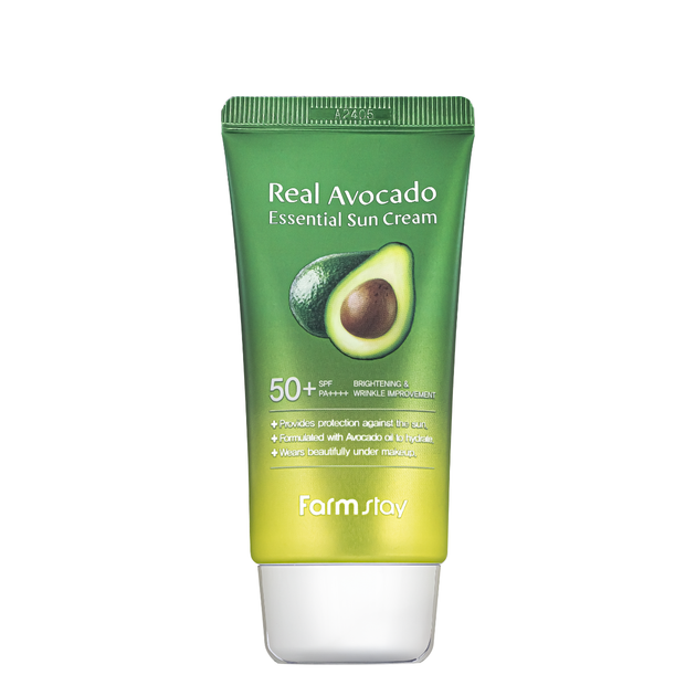 Сонцезахисний крем для обличчя FarmStay Real Avocado SPF 50+ PA++++ з авокадо 70 г - зображення 2