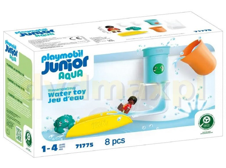 Конструктор Playmobil Junior Aqua водоспад з гіркою 8 деталей (71775) - зображення 1