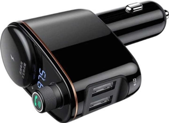 FM-трансмітер Baseus S-06 USB-A Black (6932172628222) - зображення 3