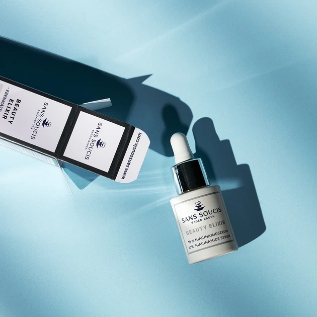 Сыворотка для лица Sans Soucis Beauty Elixir с ниацинамидом 10% 15 мл (4086200256771) - Фото 4 Сыворотка для лица Sans Soucis Beauty Elixir с ниацинамидом 10% 15 мл (4086200256771) - изображение 4