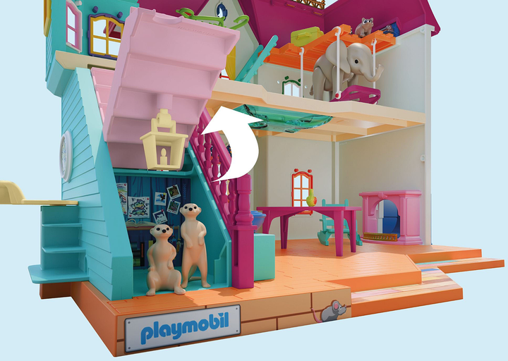 Ігровий набір Playmobil Кольорова вілла для тварин (71852) (4008789718525) - зображення 6