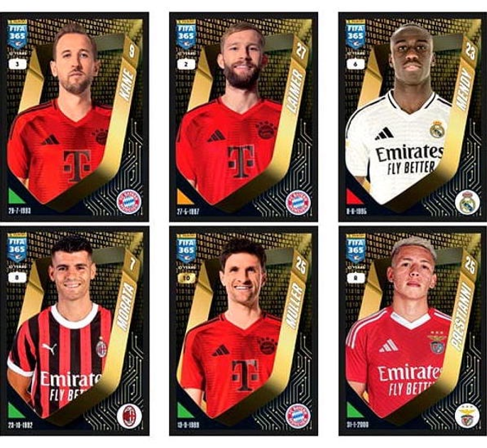Набір колекційних карток Panini Fifa 365 2025: Display of 50 Packs Stickers 105902 (8051708020373) - зображення 5