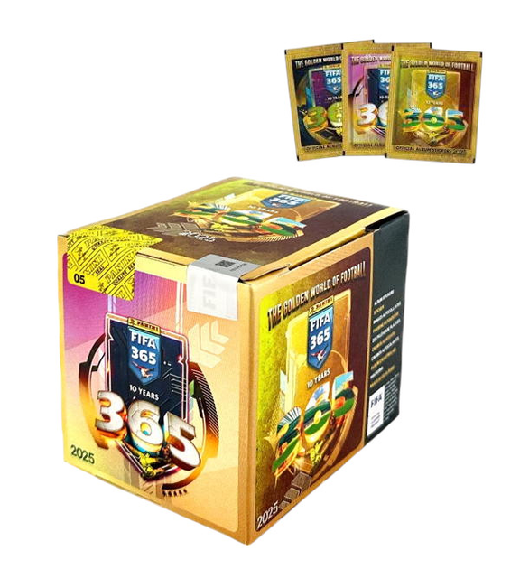 Набір колекційних карток Panini Fifa 365 2025: Display of 50 Packs Stickers 105902 (8051708020373) - зображення 6