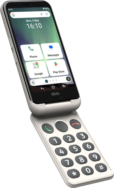 Telefon komórkowy Doro Aurora A20 White (7322460088934) - obraz 2