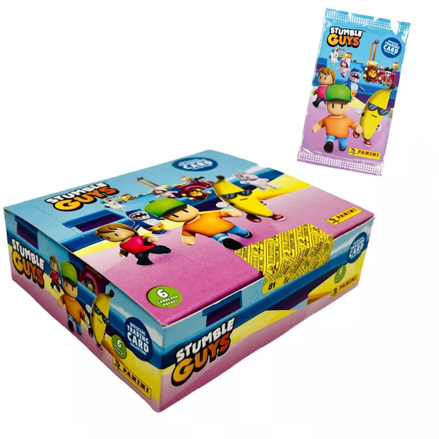 Zestaw kart kolekcjonerskich Panini Stumble Guys 2025: Display of 24 Packs 108310 (8051708020502) - obraz 7