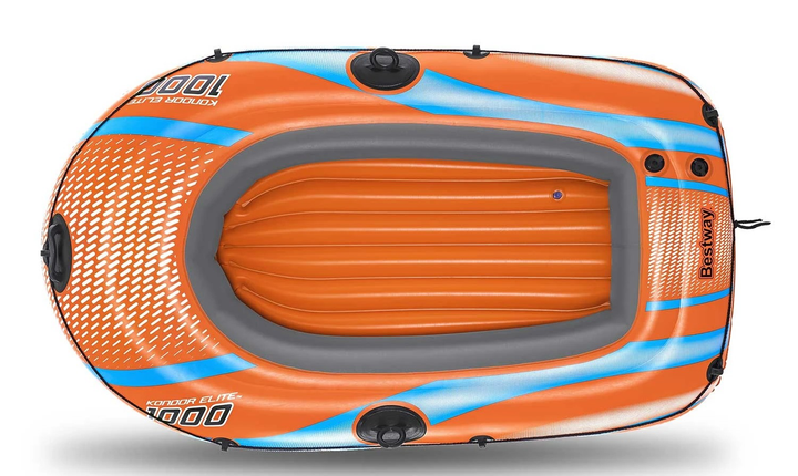 Надувний човен Bestway Kondor Elite 1000 162 x 96 см 61135 (6941607332382) - зображення 3