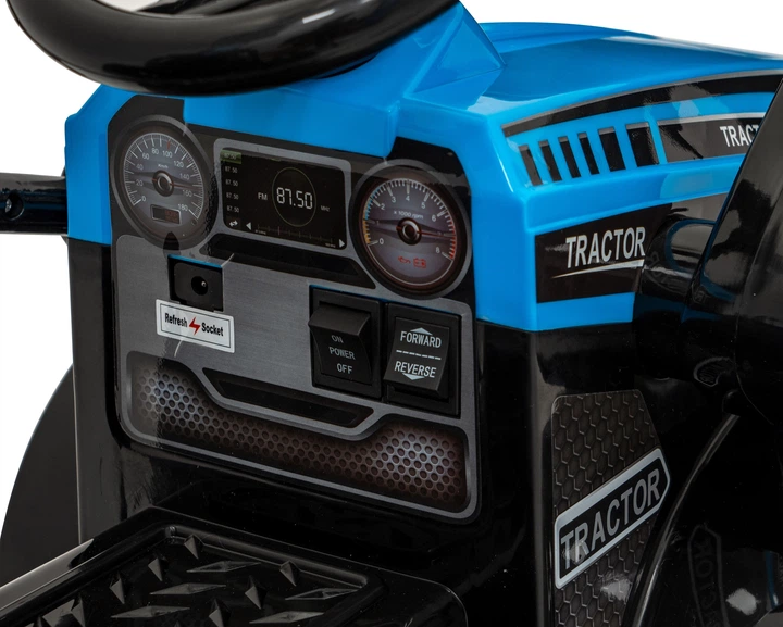 Traktor Spychacz G320 dla najmłodszych dzieci Niebieski (5903864956351) - obraz 8