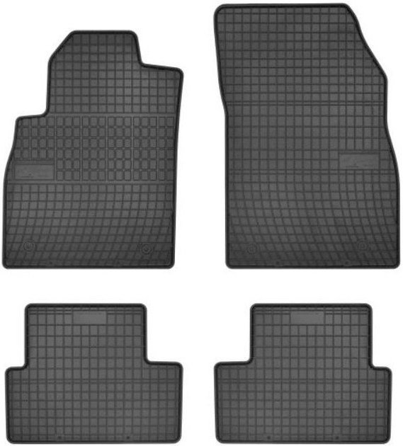 Dywaniki samochodowe Frogum Basic El Toro do Chevrolet Cruze 2009–2016 / Chevrolet Orlando 2010–2018 / Opel Astra J 2009–2015 Czarne 4 szt (5907377540465) - obraz 1