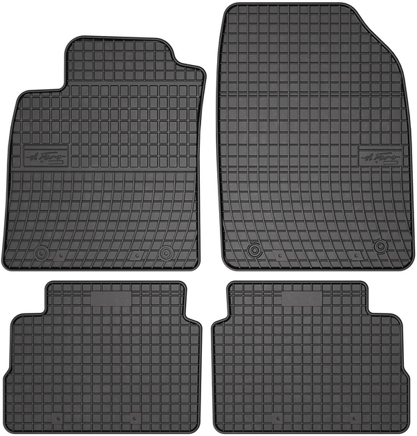 Комплект автомобільних килимків Frogum Basic El Toro для Opel Signum 2003–2008 / Opel Vectra C 2002–2008 Чорний 4 шт (5907377541974) - зображення 1