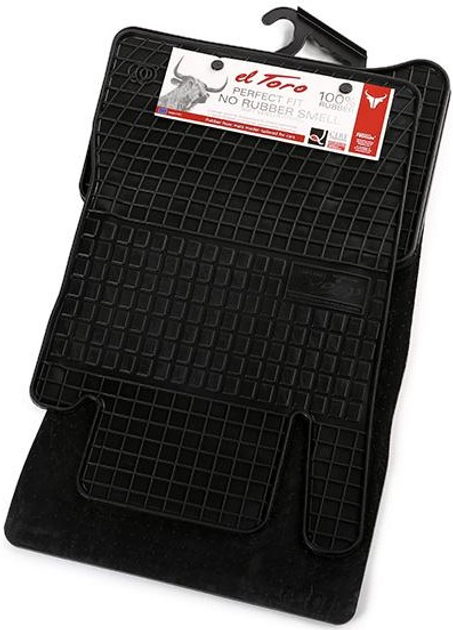 Dywaniki samochodowe Frogum Basic El Toro do Mercedes-Benz CLS C219 2004–2010 / E-Klasa W211 2002–2009 Czarne 4 szt (5907377540991) - obraz 1