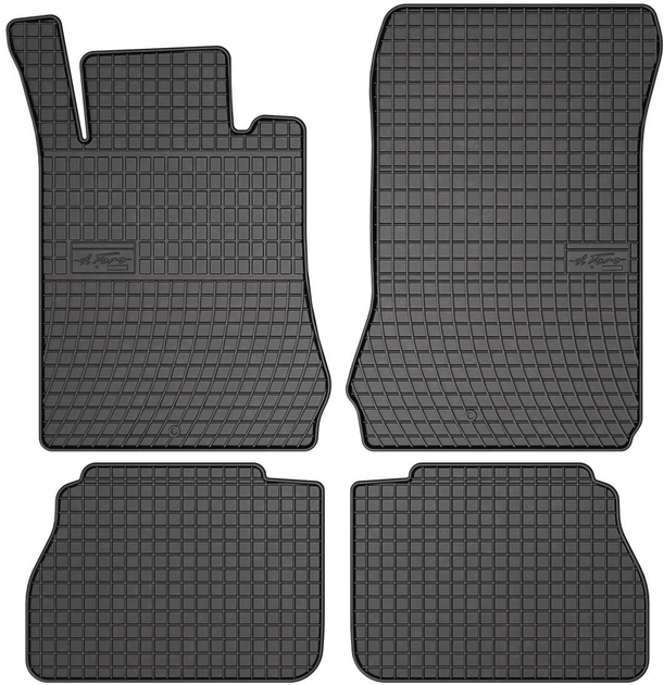 Комплект автомобільних килимків Frogum Basic El Toro для Mercedes-Benz E-Class W210 1995–2003 Чорний 4 шт (5907377541486) - зображення 1