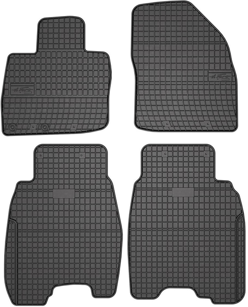 Комплект автомобільних килимків Frogum Basic El Toro для Honda Civic VIII hatchback 2006–2011 Чорний 4 шт (5907377541387) - зображення 1