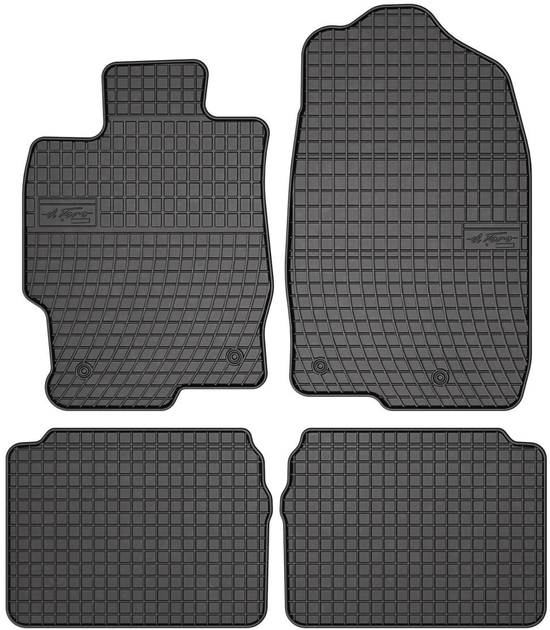 Dywaniki samochodowe Frogum Basic El Toro do Mazda 6 II GH 2007–2013 Czarne 4 szt (5907377541226) - obraz 1