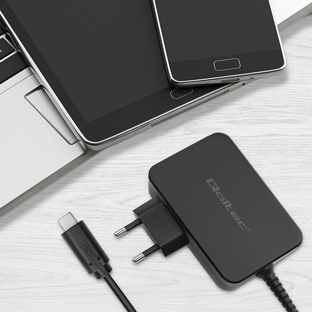 Ładowarka sieciowa Qoltec Turbo Fast Charger PD USB-C 120 W Black (5901878523897) - obraz 6