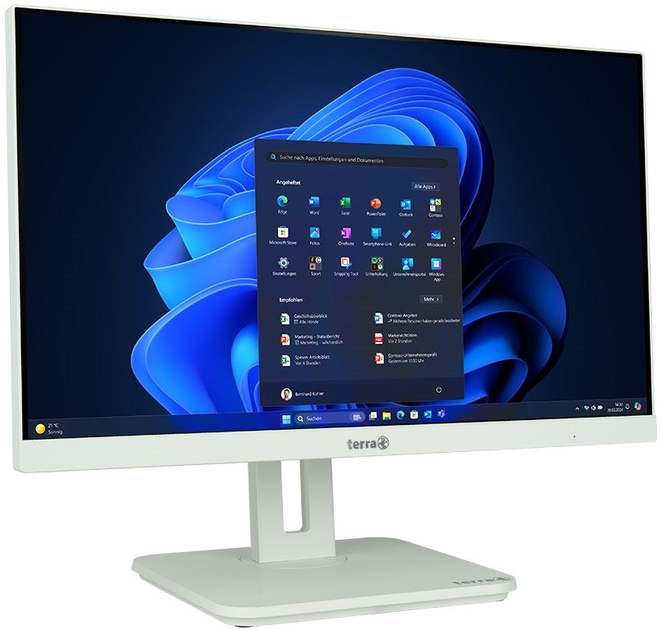 Monoblok Terra All-In-One-PC 2410HA GreenLine (1000038) White - obraz 2