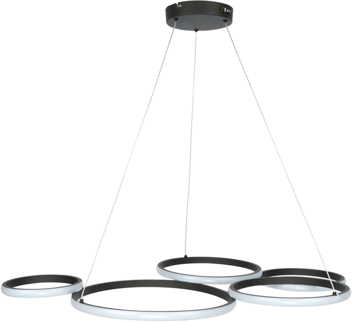 Люстра Berger 7023-PL-58 Black LED 58 Вт 4000К для кухни, спальни, прихожей - изображение 1