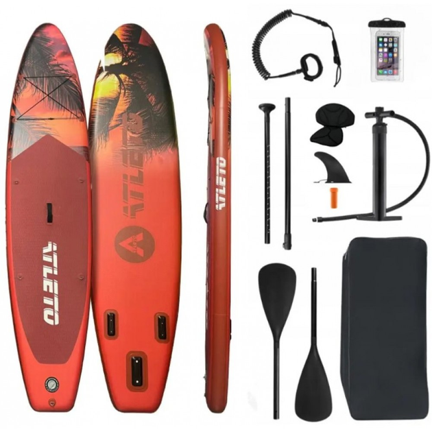 SUP-дошка надувна для плавання Atleto 350 см Miame + сидіння (42400970) - зображення 2