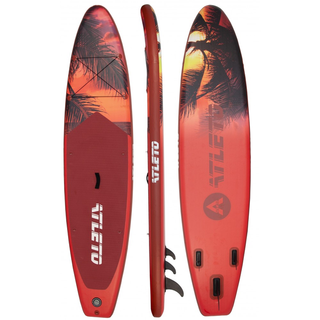 SUP-дошка надувна для плавання Atleto 350 см Miame + сидіння (42400970) - зображення 3