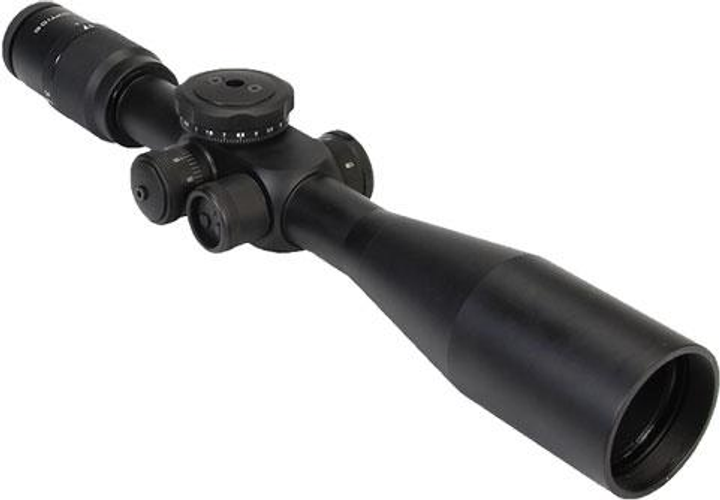 Прибор U.S. Optics LR-17 3.2-17x44 F1 марка HORUS H59 с подсветкой. МРАД - изображение 4