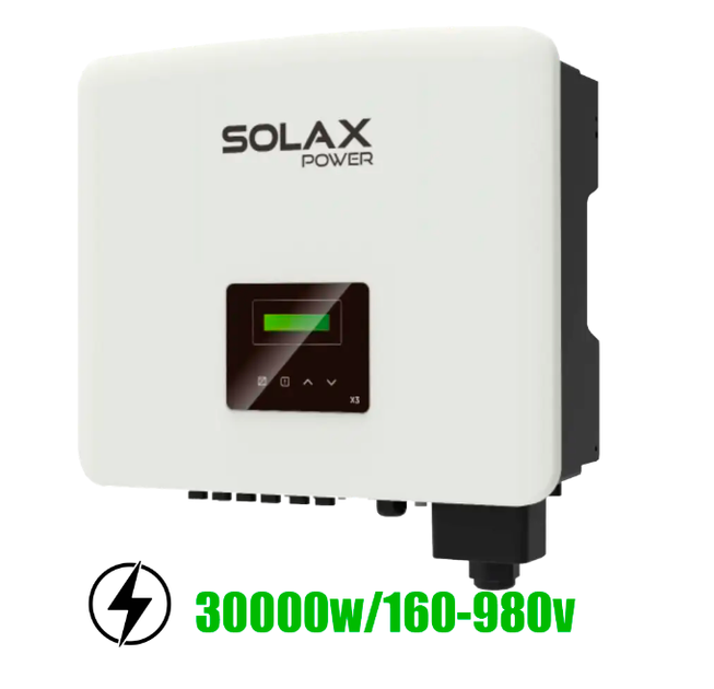 SOLAX Сетевой трехфазный инвертор PROSOLAX Х3-PRO-30.0K-R-D мощностью -30000 Вт - Фото 1 SOLAX Сетевой трехфазный инвертор PROSOLAX Х3-PRO-30.0K-R-D мощностью -30000 Вт - изображение 1