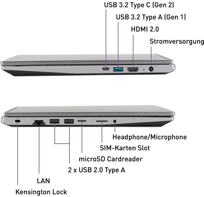 Laptop Terra Mobile 1500P (US1220818) Dark Silver - obraz 10