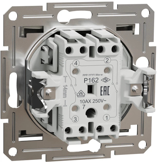 Перемикач перехресний Schneider Electric Asfora самозажимний бронза EPH0500169 - зображення 2