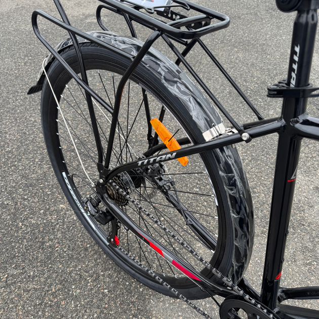 Велосипед Titan 28" Chester 2024 Рама-19" black-red - изображение 5