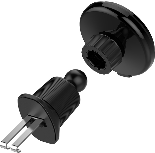 Зарядне бездротове пристрій СolorWay MagSafe 360° Air Vent 15W Black (CW-CHMW042Q-BK) 294973 - зображення 4