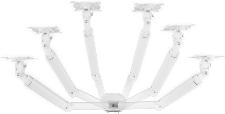 Uchwyt biurkowy One For All Solid Dual DM4220 13" - 35" White (8716184077692) - obraz 6