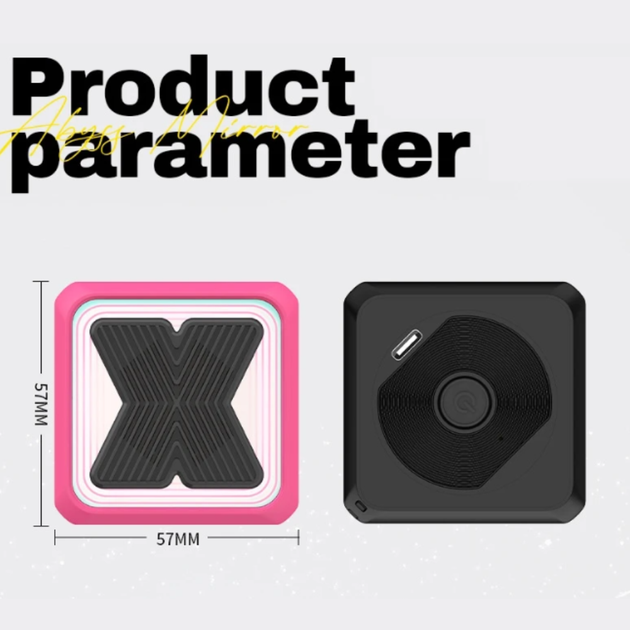Колонка портативная BauTech Bluetooth с объемным звуком 360° мини 57×57×50 мм Розовый (1016-046-00) - Фото 4 Колонка портативная BauTech Bluetooth с объемным звуком 360° мини 57×57×50 мм Розовый (1016-046-00) - изображение 4