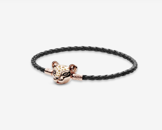 Шкріняний браслет Pandora з застібкою Rose Пандора Сяюча левиця 588053CBK-S (17) - Фото 5 Шкріняний браслет Pandora з застібкою Rose Пандора Сяюча левиця 588053CBK-S (17) - изображение 5