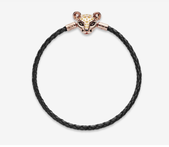 Шкріняний браслет Pandora з застібкою Rose Пандора Сяюча левиця 588053CBK-S (17) - Фото 6 Шкріняний браслет Pandora з застібкою Rose Пандора Сяюча левиця 588053CBK-S (17) - изображение 6