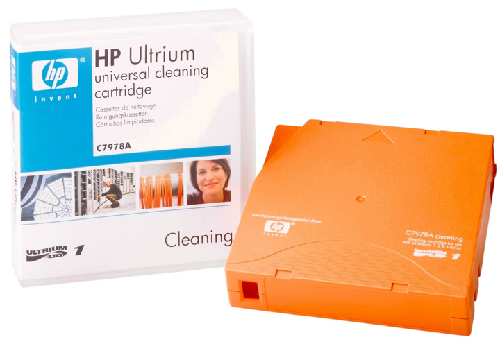 Wkład czyszczący HP LTO Cleaning Cartridge C7978A (808736038799) - obraz 1