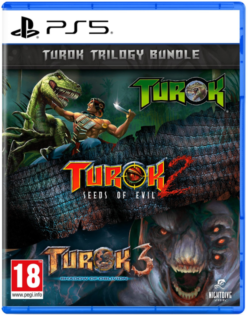 Gra PS5 Turok Trilogy Bundle (płyta Blu-Ray) (5056635615121) - obraz 1
