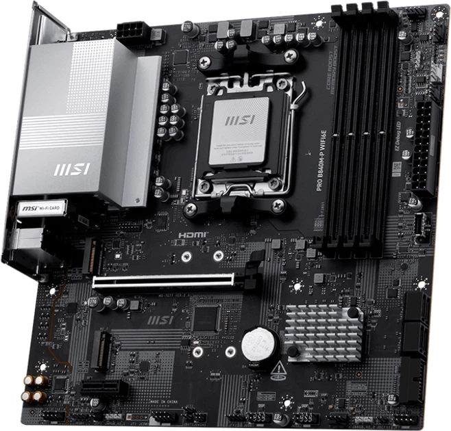 Płyta główna MSI PRO B840M-P WIFI6E (sAM5, AMD B840, PCI-Ex16) - obraz 3