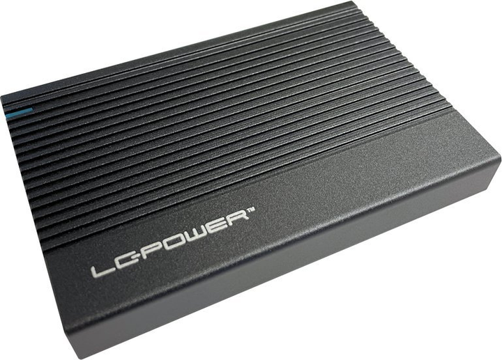 Kieszeń zewnętrzna LC-Power LC-25U3-C USB 3.2 Gen 2 Type-C SATA 2.5" Black - obraz 1
