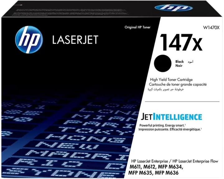 Тонер-картридж HP 147X W1470X Black (0194441304688) - зображення 1