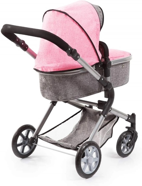 Wózek dla lalki Bayer Design City Neo 18125AA Szaro-różowy (4003336181258) - obraz 3