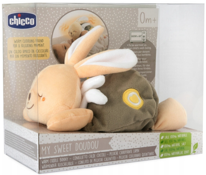 Ciepluszek przytulanka Chicco My Sweet DouDou Pluszowy króliczek (8058664177042) - obraz 1
