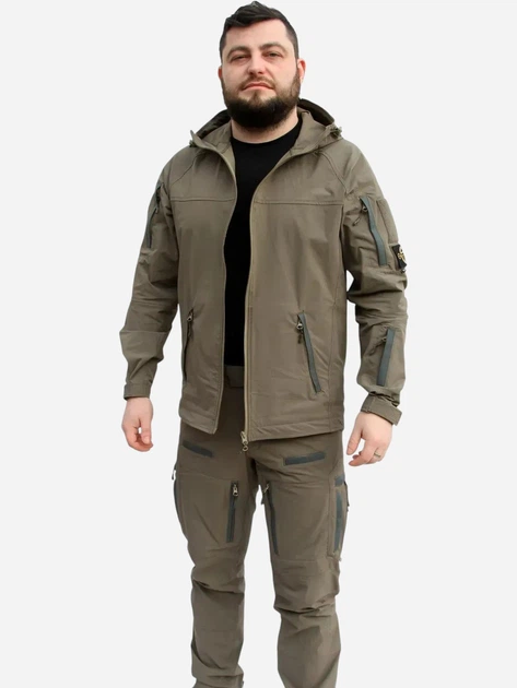 Костюм тактичний чоловічий M-Gear M-Strong Рух 4Wstretch Lead Gray 4XL/L Сіро-зелений (MG2000000064550) - зображення 8