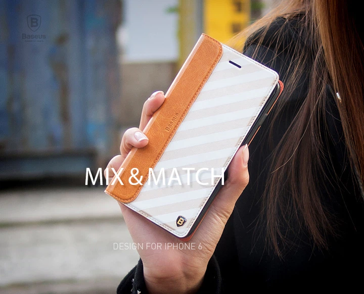 Шкіряний чохол Baseus Collocation Series для iPhone 6 (Golden Age) - зображення 4