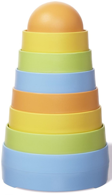 Zabawka edukacyjna Green Toys STK01R Moja pierwsza piramida (793573680792) - obraz 2